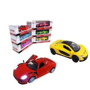 Wholesale Vehicle Real 132 Alloy Car Models Diecast Kids Metal Diecast Car Toy With Light And Music Door Open