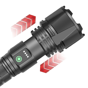 LED biến tập trung USB sạc Hợp kim nhôm Đèn pin không thấm nước chiến thuật khẩn cấp công cụ chiếu sáng Kính thiên văn cầm tay - Product Image 3