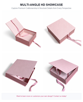 Boîte d'emballage personnalisée pour perruques, avec couvercle magnétique, en papier rigide, pour le rangement et la présentation d'extensions de cheveux, avec poignée