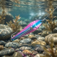 Leurre de pêche en métal réfléchissant, lame vibrante pour la pêche en bateau en mer