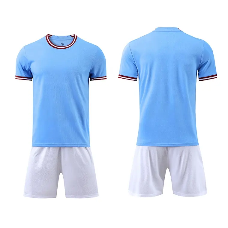 Yeni tasarım modeli futbol formaları erkekler boş futbol formaları seti futbol gömlek erkek futbol üniformaları futbol kıyafetleri
