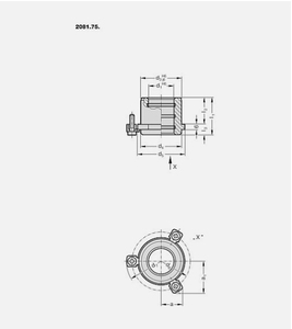 Coussinet à roulement à glissement à bride pour applications de moules et d'outils d'estampage - Product Image 2