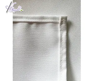 Vente en gros de serviettes de table en polyester à tissage uni au Canada, avec ourlet repliable, 20 po x 20 po (50x50cm)