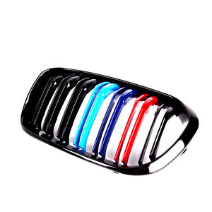 Griglia della griglia della maglia del rene del paraurti anteriore della doppia lamella di colore dell'abs dell'automobile M per <span class=keywords><strong>BMW</strong></span> serie 1 <span class=keywords><strong>F20</strong></span> F21 Pre Lci <span class=keywords><strong>2015</strong></span> + M1 - Product Image 2