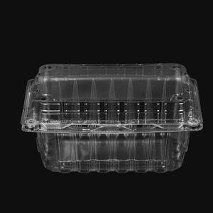 Trái cây vỏ sò có thể tái chế Pet nhựa container bao bì lưu trữ trái cây dùng một lần Hộp nhựa PET vỏ sò nhựa container - Product Image 5
