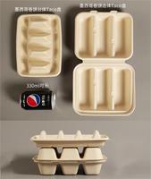 Boîte à tacos jetable personnalisée Boîte à tacos tortilla croustillant bagasse avec logo