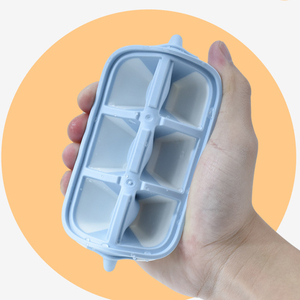 Molde Cuadrado Apilable de Silicona, Reutilizable, de Grado Alimenticio, para Hacer Hielo y Jugos de Frutas, Ecológico - Product Image 5