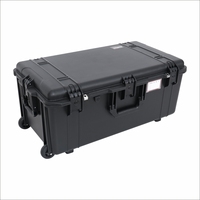 Valise trolley en plastique rigide, étanche IP67, grande capacité, pour le stockage d'équipements, protection extérieure avec roues pré-découpées, vente en gros en Chine