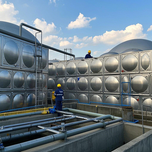 Tanque de Agua Aislado de Acero Inoxidable 304 de 20000L para Uso Doméstico, Construcción, Restaurantes, Plantas de Manufactura, Hoteles, Congelación - Product Image 4