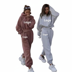 Ensemble deux pièces Vêtements pour femmes Ensemble de survêtements à capuche Pantalon de survêtement Sweat à manches longues Streetwear Survêtement pour femmes - Product Image 1