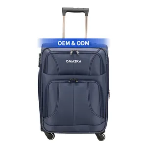 2020 Offre Spéciale Omaska Valise Pleine En Aluminium SERRURE TSA Roue CHARGEUR USB de voyage Bagages