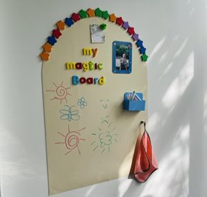 Pizarra Magnética Removible Uni-Felt, Diseño de Arco, Colorida y Divertida, Superficie Mate Esmerilada, <span class=keywords><strong>para</strong></span> Niños y Escuela - Product Image 4