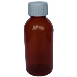 125 ml Bernstein Ahorn Sirup Flasche Für Pharma Verwenden