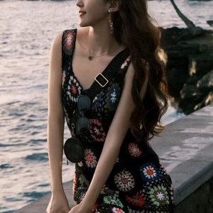 Nuovi arrivi <span class=keywords><strong>estivi</strong></span> personalizzati maglione lavorato a mano Vintage Vintage maglione senza maniche lavorato a maglia Boho uncinetto - Product Image 6