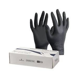 Guanti in Nitrile Multiuso Resistenti Senza Polvere e Senza Lattice, Taglie S M L, 9 Pollici, Confezione da 100, per Saloni di Bellezza e Unghie - Product Image 1