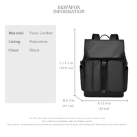 Sac à dos multifonctionnel pour ordinateur portable 15 pouces, léger et tendance, avec logo personnalisé, idéal pour les déplacements professionnels et le quotidien