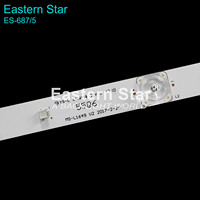 Bande de rétroéclairage LED TV LE-8822A ES-687 YS-L E469119 94V-0 55Q6 MS-L1649 V2 10 pièces/ensemble 5LEDS