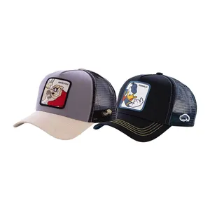 Baseballmütze farbige Mütze Baseball individuelle Baseball-Gitter Trucker-Mützen Hüte