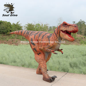 T-rex 워킹 로봇 의상 쥬라기 월드 할로윈을위한 전체 공룡 코스프레 - Product Image 3
