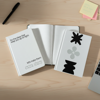 Carnets en cuir PU de haute qualité avec logo d'entreprise personnalisé
