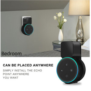 Soporte de pared para altavoz inteligente <span class=keywords><strong>Echo</strong></span> <span class=keywords><strong>Dot</strong></span> de <span class=keywords><strong>3</strong></span>.ª <span class=keywords><strong>generación</strong></span> con almacenamiento de cables, ideal para colocar en la cocina, el dormitorio y el baño - Product Image 2