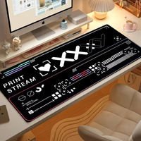 Ce tapis de souris extra-large présente un design géométrique futuriste, surface lisse et confortable, idéal pour les utilisateurs de PC.