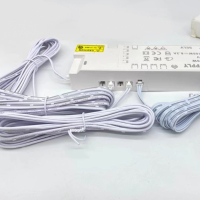 Kabel ekstensi daya dua baris, kabel ekstensi daya dua baris ganda, terminal jantan dan betina koneksi khusus 2P Strip lampu LED DuPont