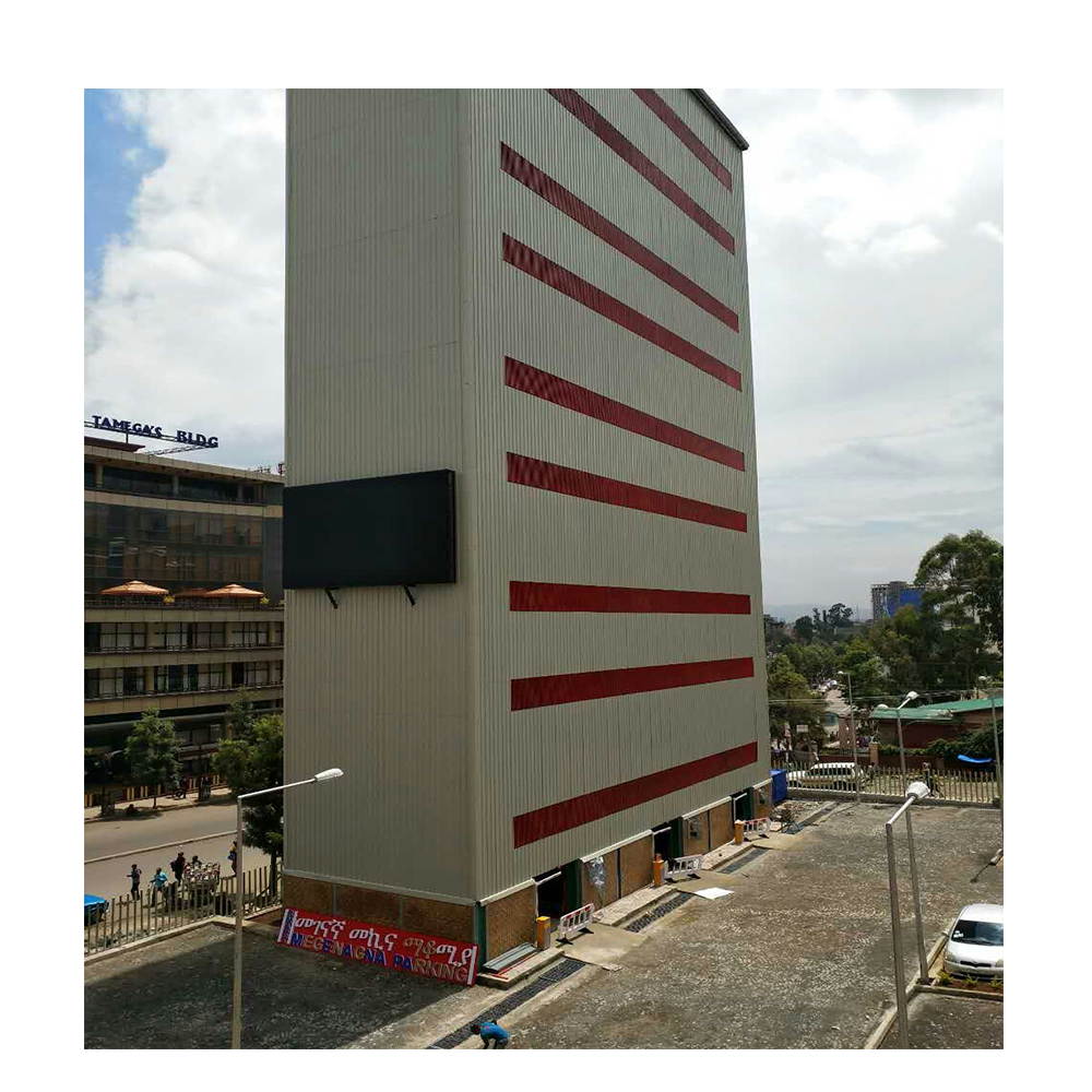 Новая система парковки автомобилей, горизонтальная парковочная башня