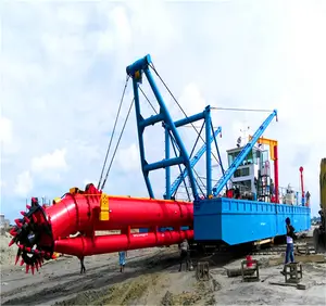 Sand Suction Dredger China JuLong River Sea Lake Cutter Suction Sand Dredger For Selling