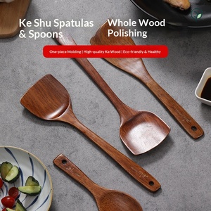 Juego <span class=keywords><strong>de</strong></span> utensilios <span class=keywords><strong>de</strong></span> cocina <span class=keywords><strong>de</strong></span> 3 piezas antiadherentes con protección contra quemaduras, espátula, <span class=keywords><strong>pala</strong></span> <span class=keywords><strong>de</strong></span> cocina y cucharas para saltear arroz Kemulao Lacquer - Product Image 2