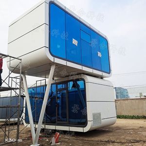 Casa Contenedor Modificada de Diseño Rectangular Moderno para Uso Hotelero con Instalación In Situ, Solución Completa para Proyectos - Product Image 1