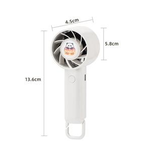 พัดลมมือถือพกพาสะดวก น้ำหนักเบา ชาร์จ USB ได้ เหมาะสำหรับใช้ในบ้าน สำนักงาน เดินทาง และกิจกรรมกลางแจ้ง - Product Image 3