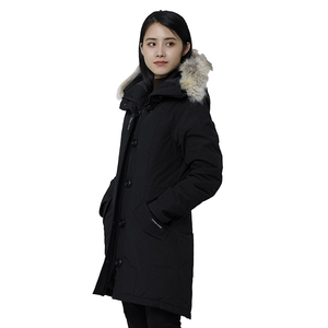 Vente en gros dame veste manteau d'hiver hollandais Amerikan Mujer Xl coupe-vent résistant fermeture éclair Orolay veste vers le bas rembourré Parka femme - Product Image 4