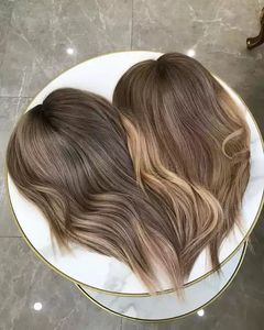 ผมแท้ยุโรปแบบเวอร์จิ้นเรมี่สำหรับต่อผมบริเวณไรผมสำหรับผู้หญิง พร้อมฐานลูกไม้ 12A แบบ Frontal Piece และเชือก - Product Image 1