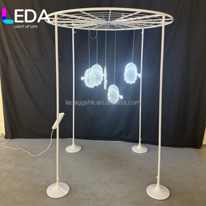 LEDA Hot Christmas Holiday <b>Decoration</b> LED White Light Christmas Tree Hanging Santa Claus <b>Ceiling</b> <b>Decoration</b> for Home Outdoor - Product Image 1