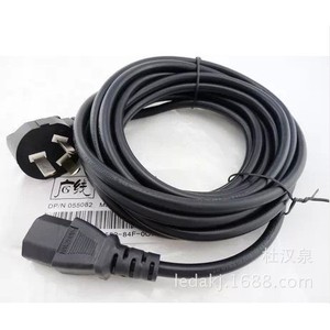 สายไฟ AC 1.8 เมตร C15 ถึง IEC 10A สาย PVC สำหรับจอคอมพิวเตอร์ - Product Image 1