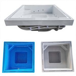 สระว่ายน้ำไฟเบอร์กลาสทรงสี่เหลี่ยมผืนผ้า ผลิตจากโรงงาน พร้อมระบบกรองและเครื่องทำความร้อนในตัว ปลอดภัยสำหรับเด็ก ทนทานต่อรังสียูวี - Product Image 6