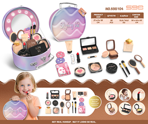 Nouvelles filles simulant <span class=keywords><strong>maquillage</strong></span> jouant maison jouets semblant beauté ensembles semblant jouer jouets pour enfants enfants - Product Image 5