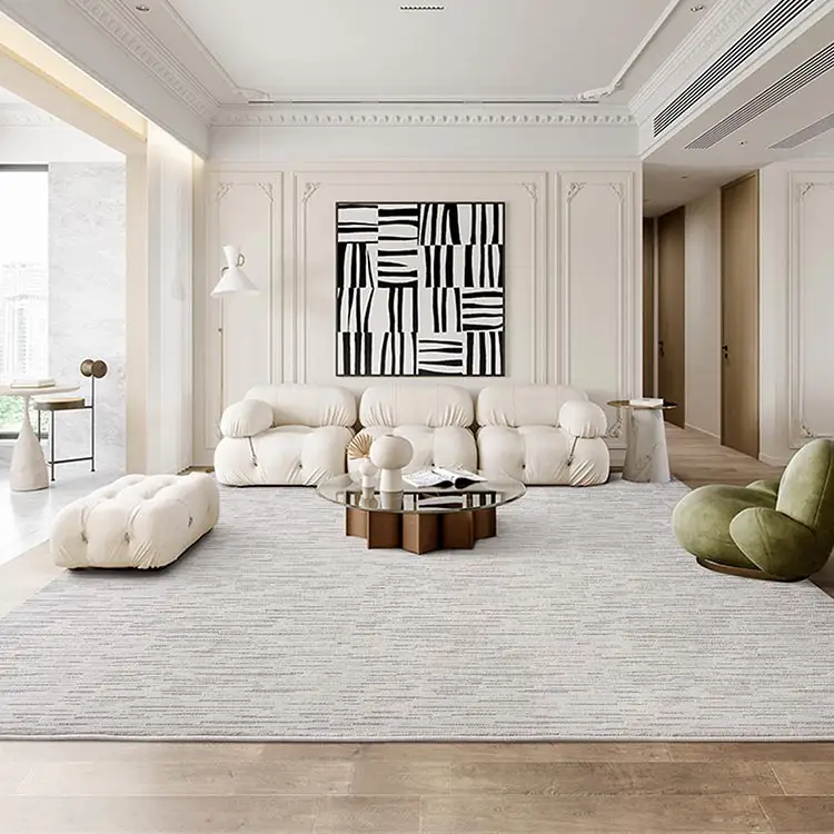 Novo modelo de tapete de sala de estar Tapetes e carpetes orgânicos para tapete de sala de estar moderno