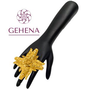 5 grammes Bague plaquée Or 24K, Bague De Luxe, Bijoux Plaque ou Ensemble africain Femme Indienne, Bijoux nouveau dubaï africain - Product Image 1