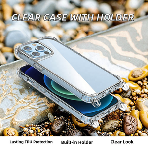 เคสโทรศัพท์มือถือ Cloudecor รุ่นใสกันกระแทก TPU พร้อมที่จับและสายคล้องคอสำหรับ <span class=keywords><strong>iPhone</strong></span> 17pro - Product Image 5