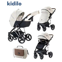 Kidilo Poussette Légère et Pliable pour Bébé, Voiture à Deux Positions Inclinables, pour Marcher, Artefacts Transfrontaliers