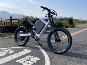 Bicicleta Eléctrica de Suspensión Completa 2026, Frenos de Disco, Sin Escobillas, Una Velocidad, Batería de Litio 72V 40AH, 8KW 12KW 15KW, Aleación de Aluminio M - Product Image 3