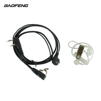 Fournisseur d'écouteurs universels à tube acoustique de type K personnalisés pour talkie-walkie Baofeng, adaptés aux radios avec écouteur acoustique