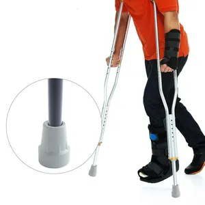 Elderly Crutches Natural Rubber Foot Mat Wear-Resistant Bottom Through Silicone Foot Cover Crutches Accessories