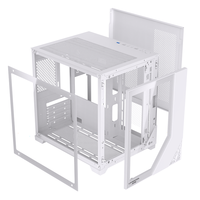 LOVINGCOOL Nouveau style Gamer PC Case MATX CPU RGB Cube Table Verre trempé Couverture de bureau Mid Towers Computer Cabinet Stock Gaming