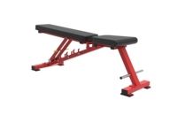 Banc inclinable réglable en acier et cuir de haute qualité, équipement de fitness robuste pour la maison et la salle de sport, style moderne multifonctionnel