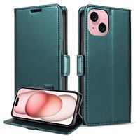 Étui portefeuille de luxe en cuir antichoc avec porte-cartes pour iPhone 17/16/15/14 Pro Max/Plus/S25 Series