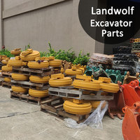 Landwolf मूल SANY खुदाई स्पेयर पार्ट्स के लिए आलसी व्यक्ति वाहक पहिया 203-30-56100H खुदाई