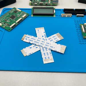 ชิ้นส่วนประกอบสายเคเบิลแบนยืดหยุ่นได้สูง1.0มม. 8pin 10ซม. แบบกำหนดเอง - Product Image 1